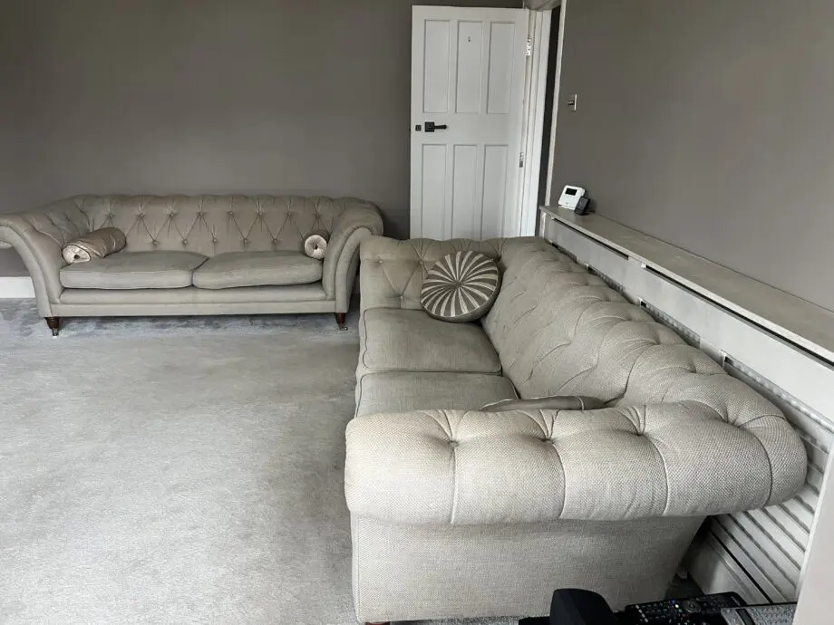 Laura Ashley 2x 2seater chesterfield sofas