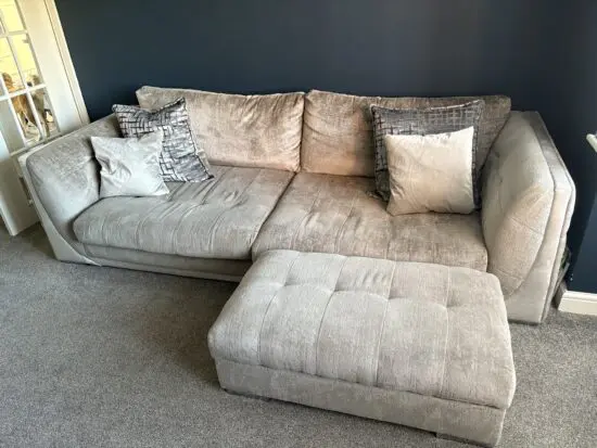 Sofology 4 and 2 seat matching grey sofas