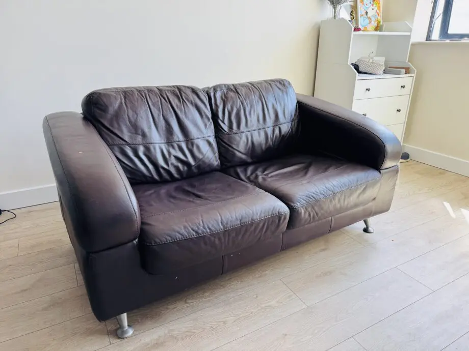 Brown 2 seater Sofa