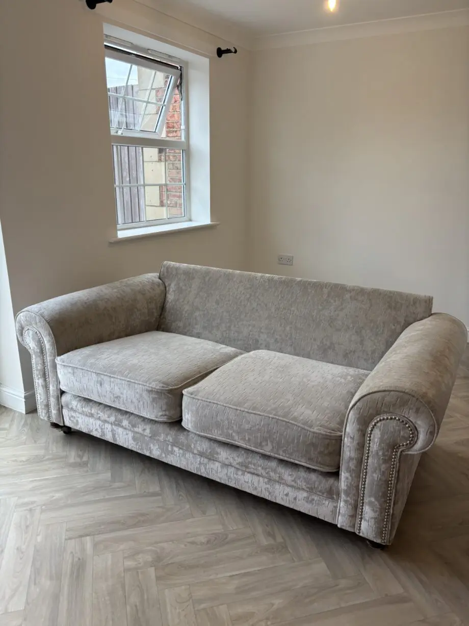 Fabb Furniture Grey 2 Seater Sofa