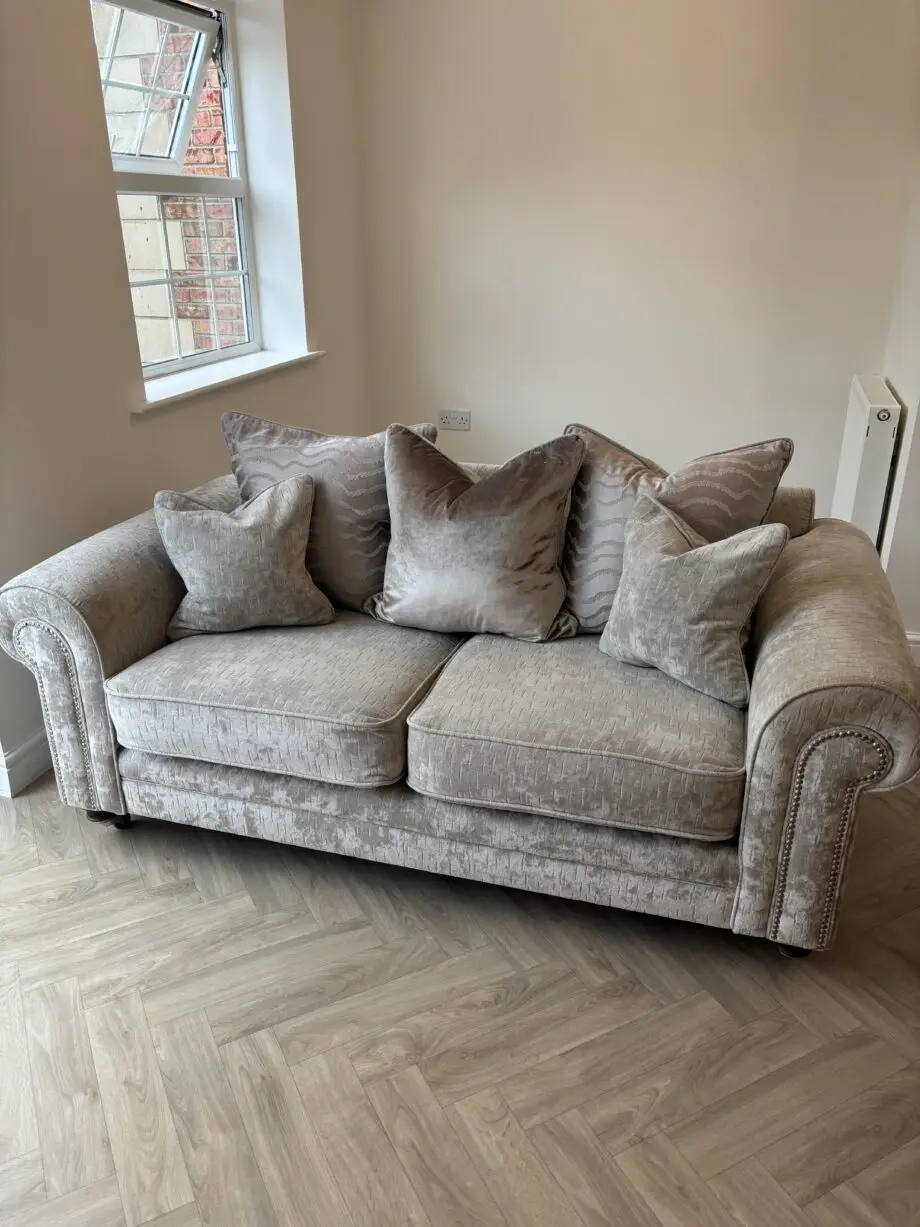 Fabb Furniture Grey 2 Seater Sofa