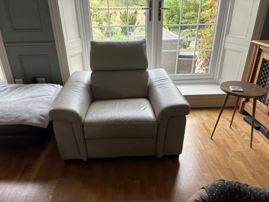 Natuzzi 3 seater sofa and armchair.