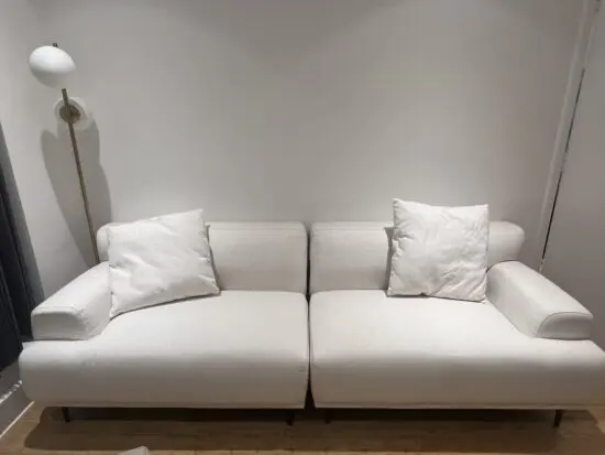Valencia Theatre Kotor Modern Fabric Sofa (Beige)