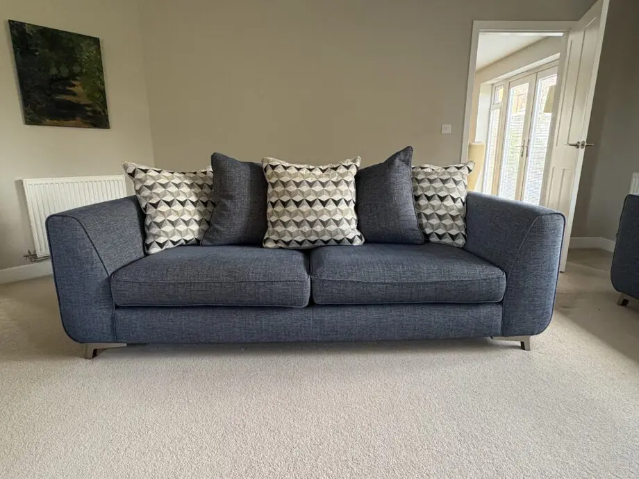 Two Barker and Stonehouse sofas in blue