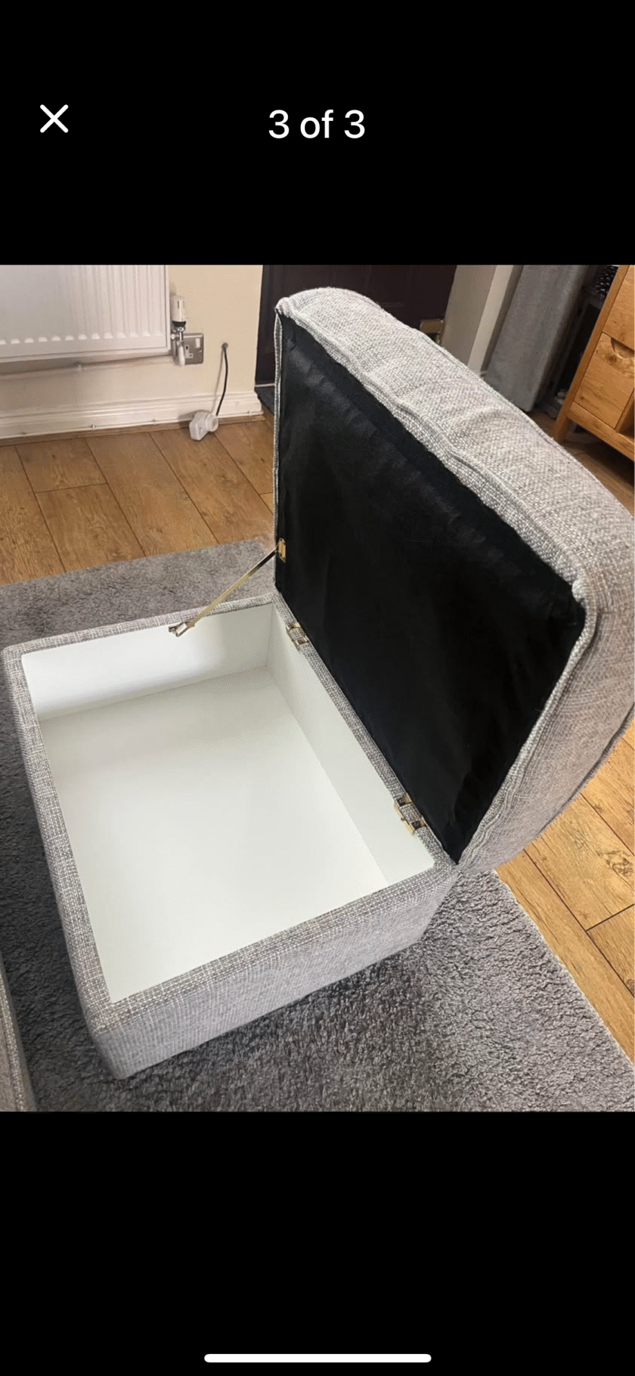 Bespoke 2seater sofa with matching Footstall