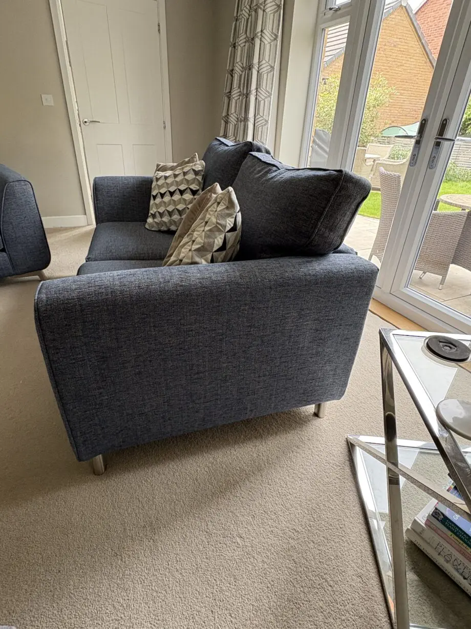 Two Barker and Stonehouse sofas in blue