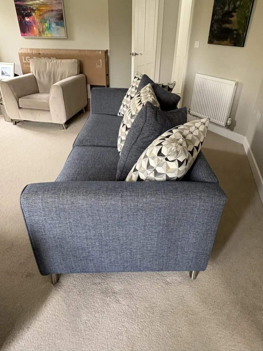 Two Barker and Stonehouse sofas in blue