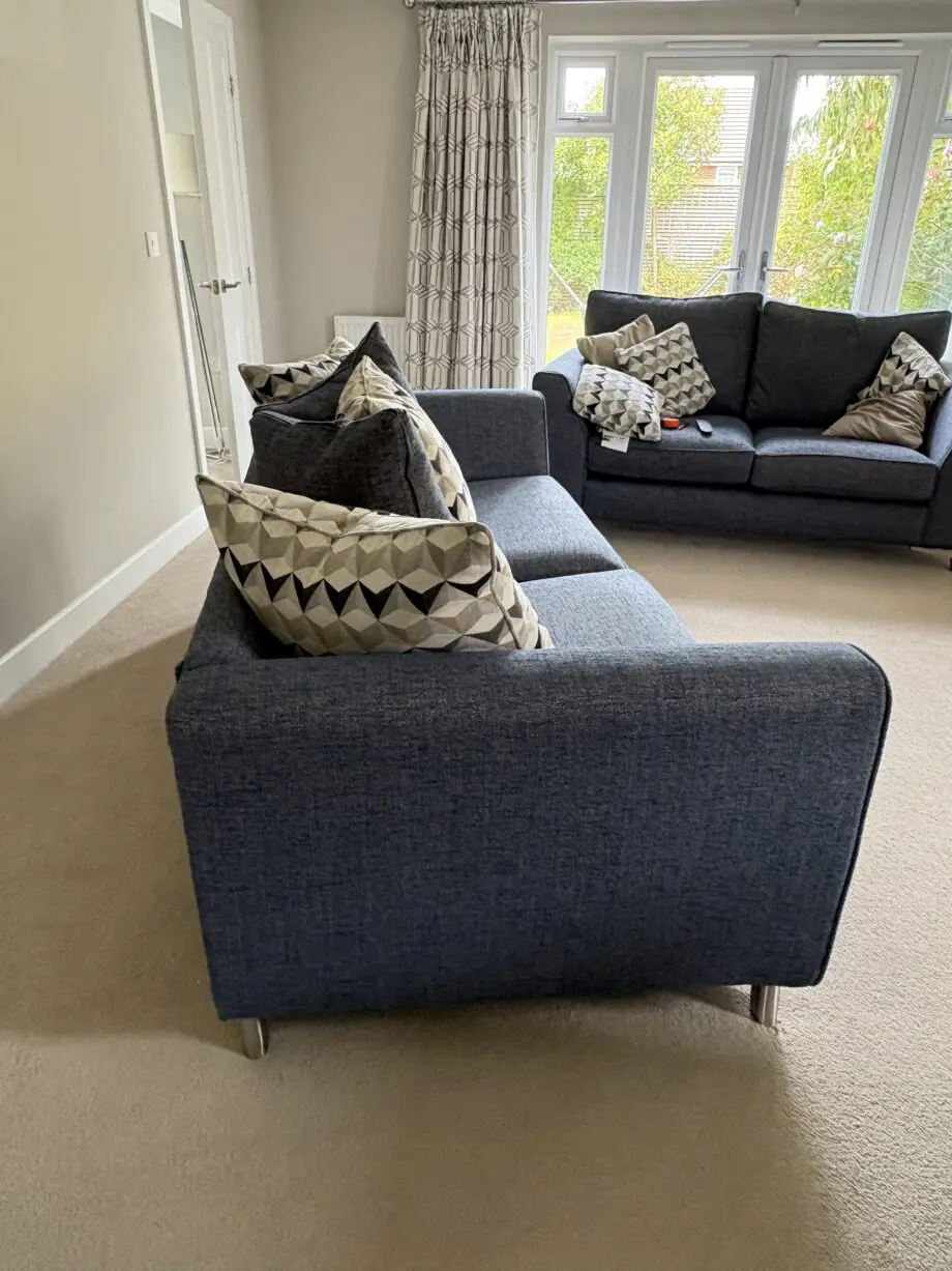 Two Barker and Stonehouse sofas in blue