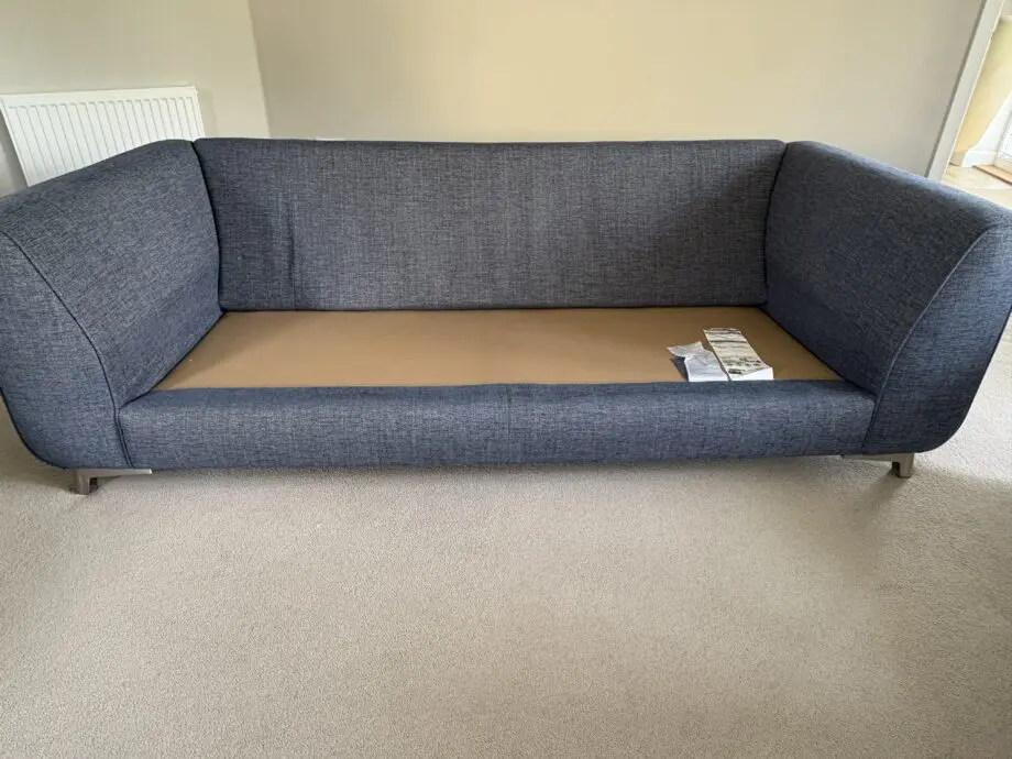 Two Barker and Stonehouse sofas in blue