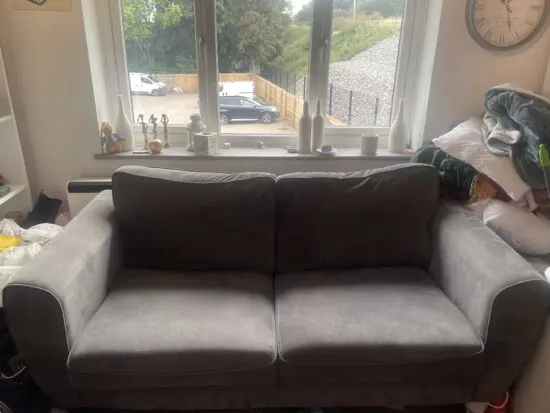 DFS Grey 2 Seater Sofa