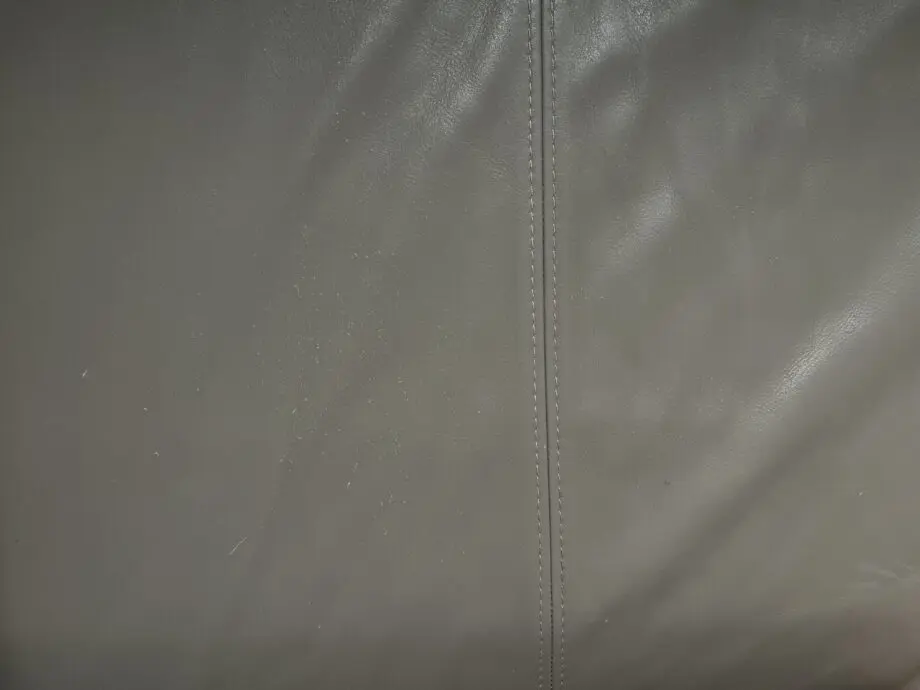 John Lewis beige genuine leather sofa