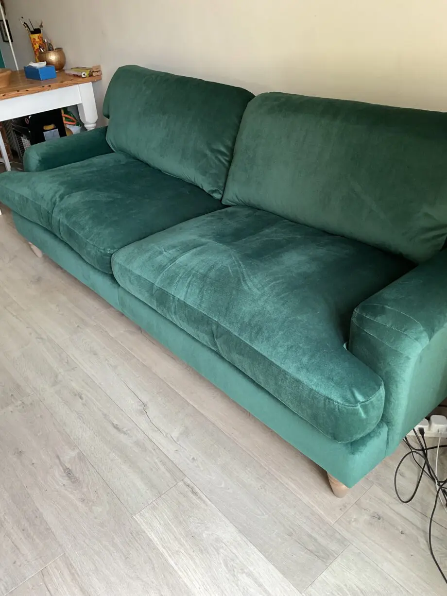 DFS Livie 4 seater sofa in Forest Green