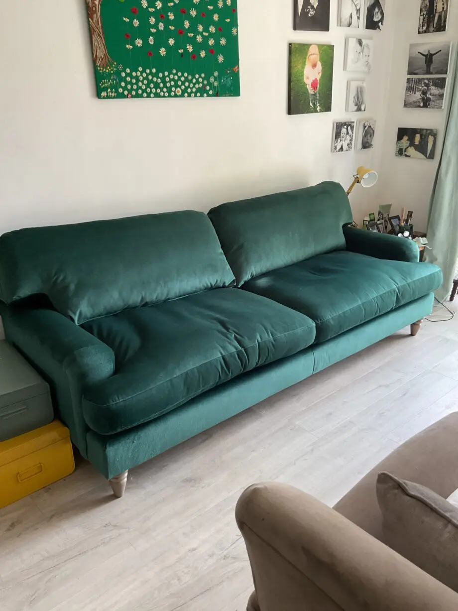 DFS Livie 4 seater sofa in Forest Green