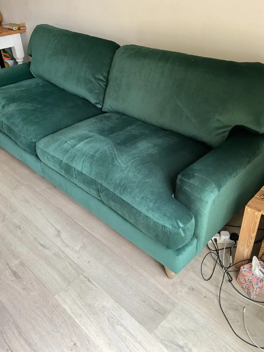 DFS Livie 4 seater sofa in Forest Green