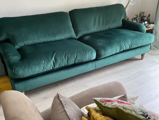 DFS Livie 4 seater sofa in Forest Green
