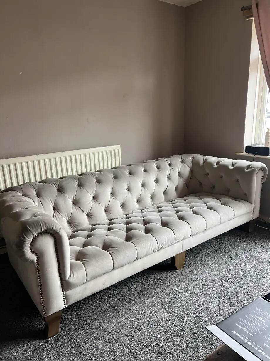 Alexander & James Vivienne beige sofas