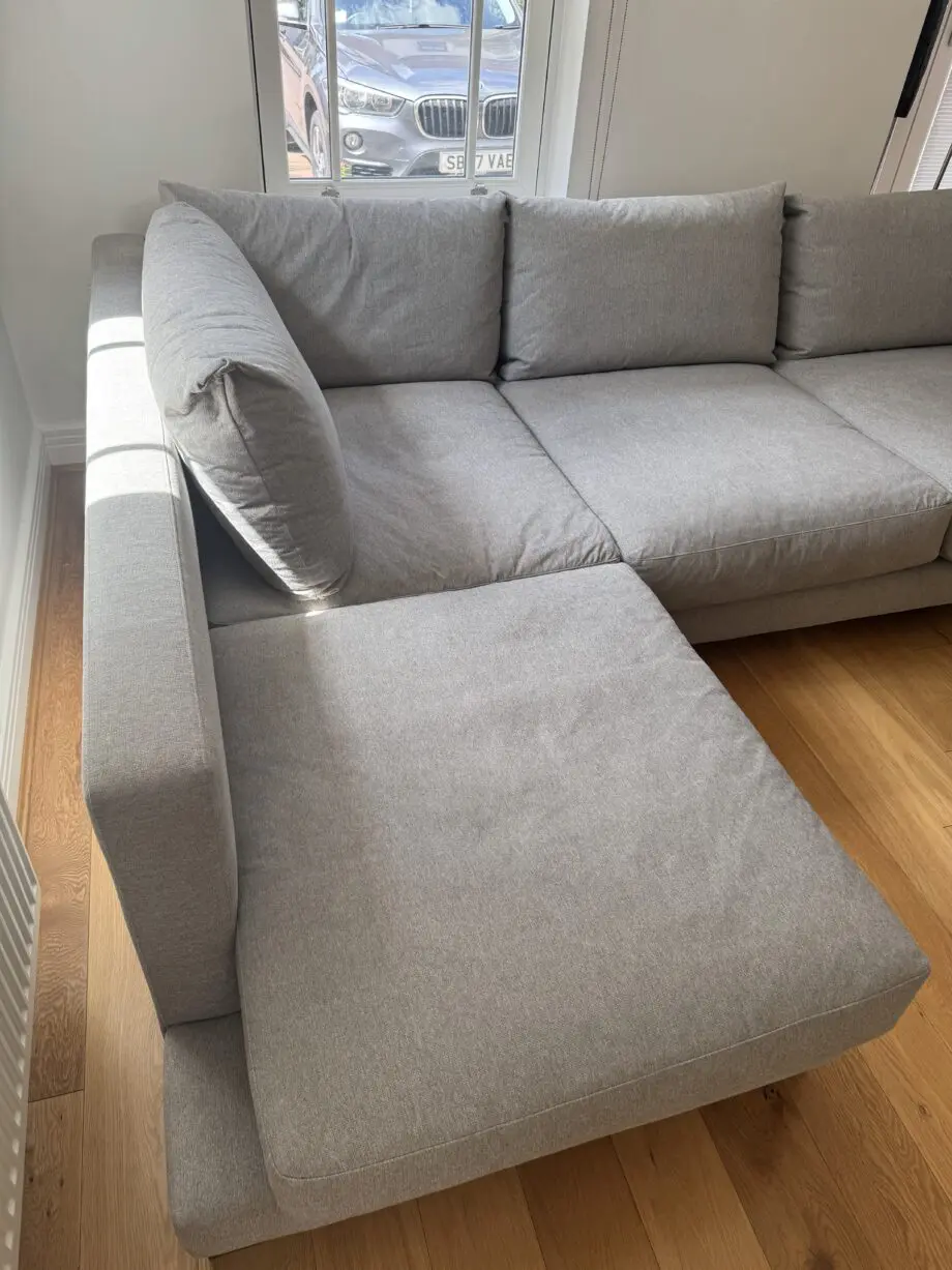 Corner Sofa, great condition, light grey colour, built to last
