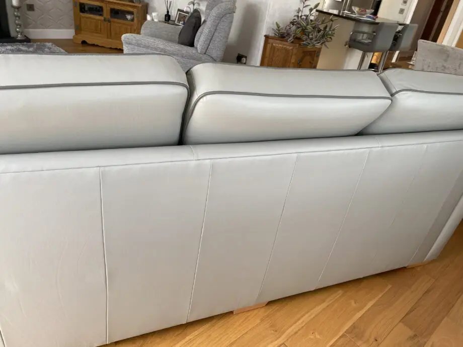 Edward Charles Interiors by GEMS custom made by hand leather 3 seater sofa