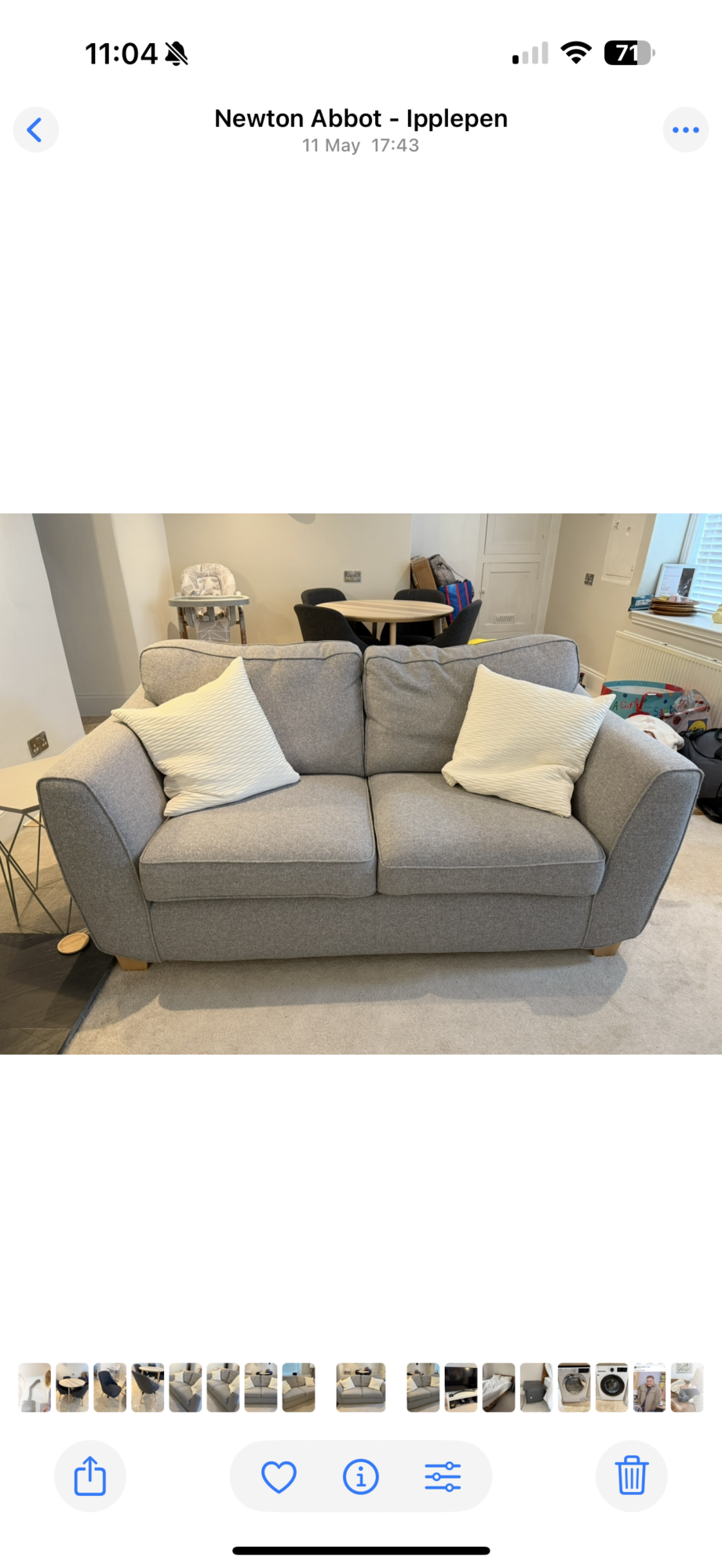 DFS Grey Orlby Set 2 + 3 Seater