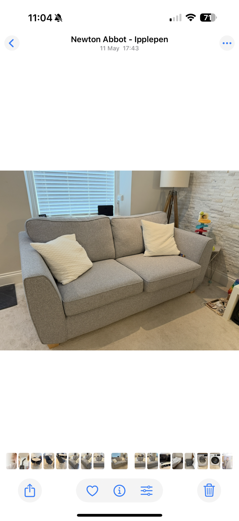 DFS Grey Orlby Set 2 + 3 Seater
