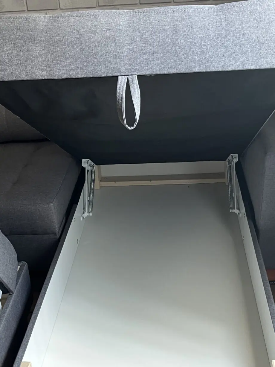 Grey corner sofa