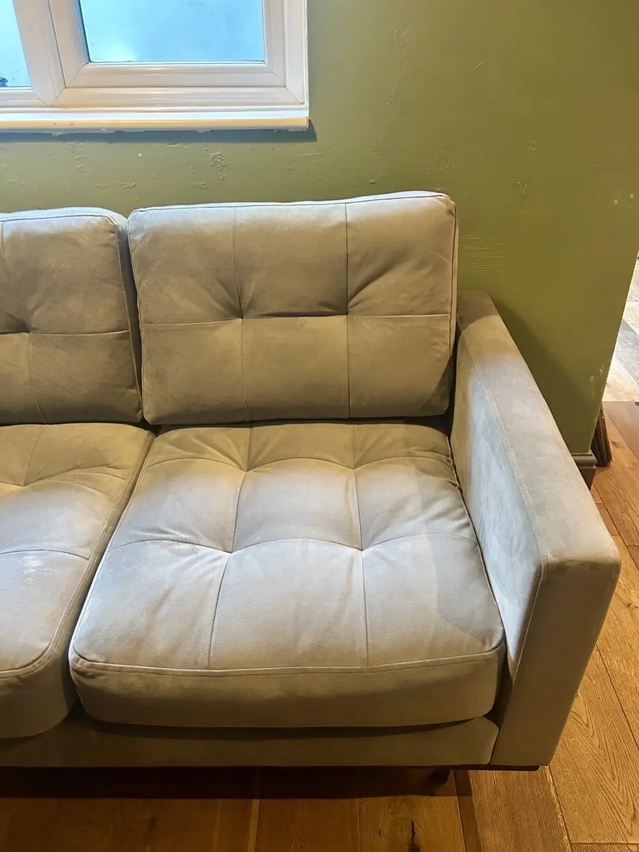 Swoon Berlin Three-seater Sofa - Silver Grey Easy Velvet - RRP £1709