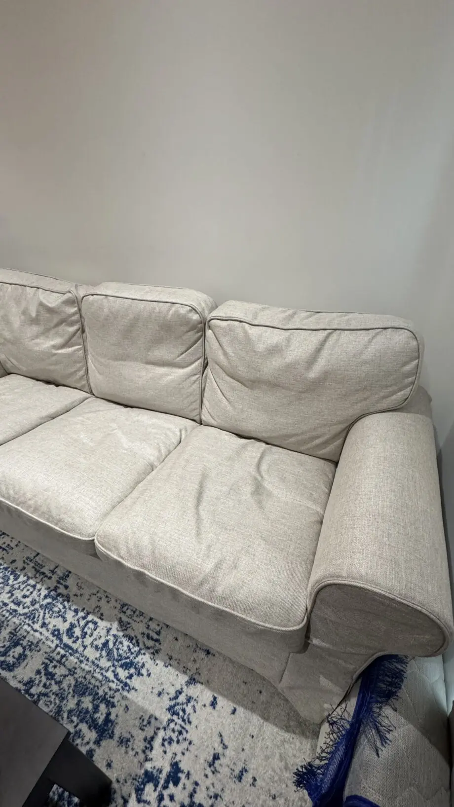 IKEA Beige Ektorp sofa