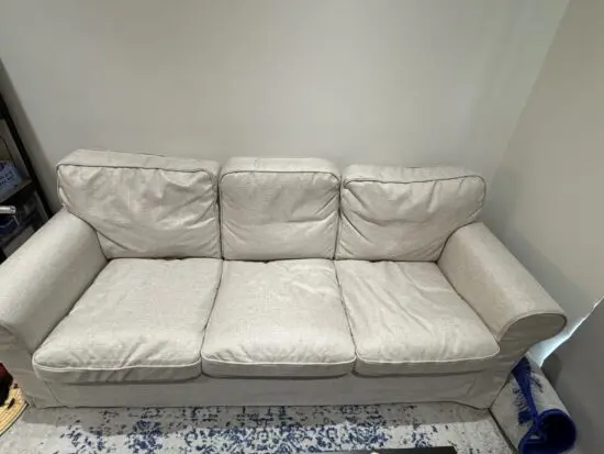 IKEA Beige Ektorp sofa