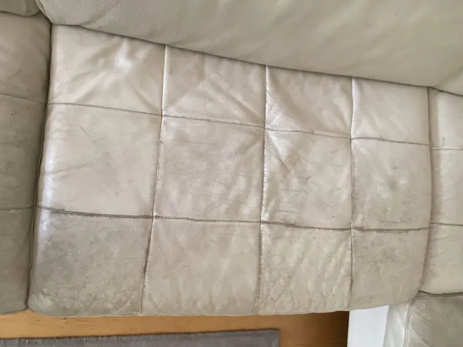 Natuzzi corner sofa with arms at either end