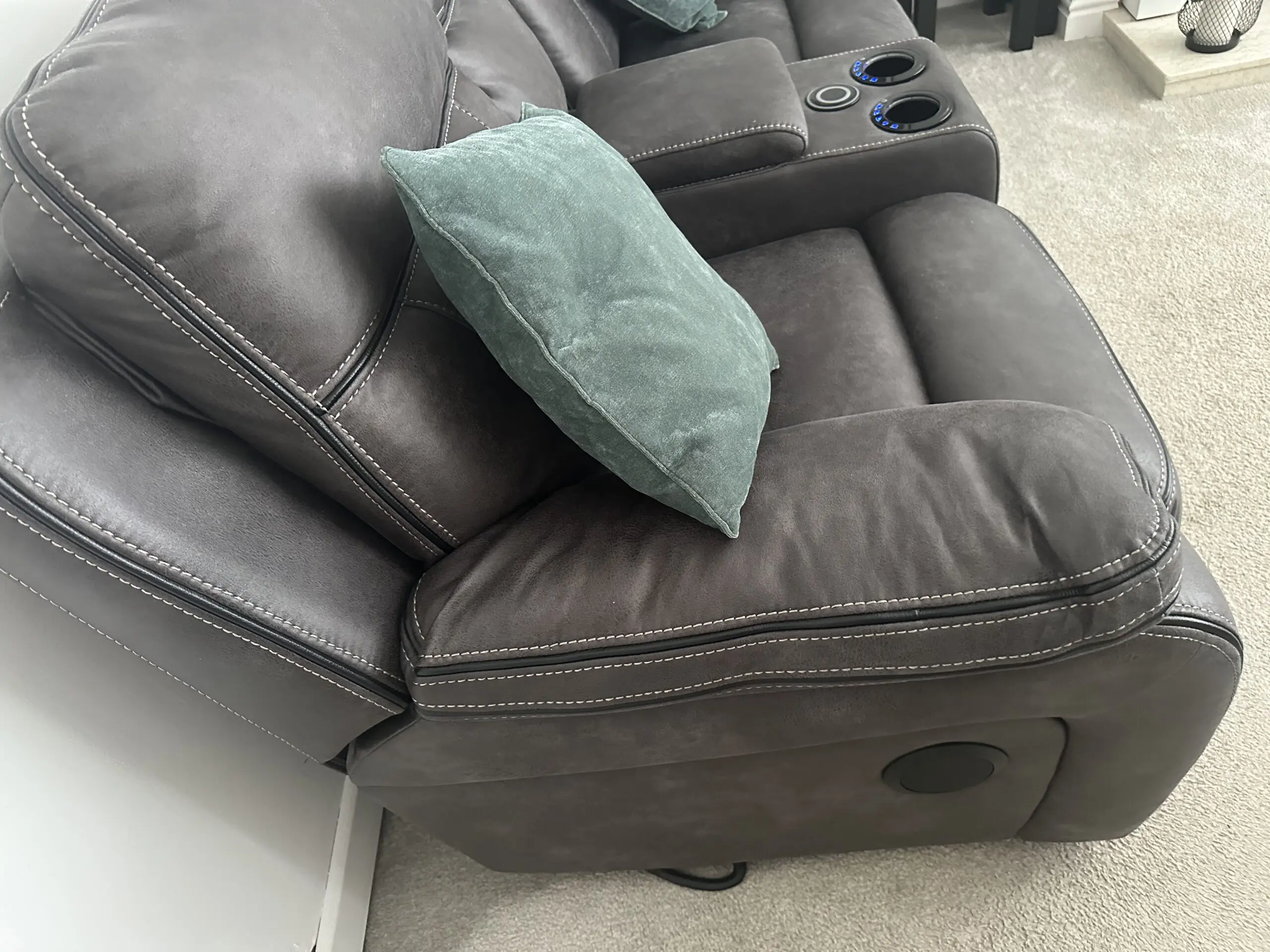 The Vinson 2 Seater Smart sofa Power Recliner with Console