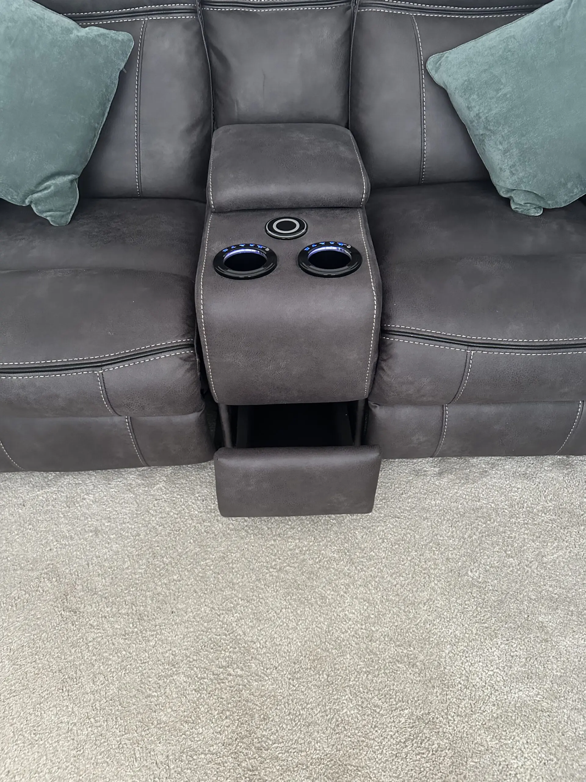 The Vinson 2 Seater Smart sofa Power Recliner with Console
