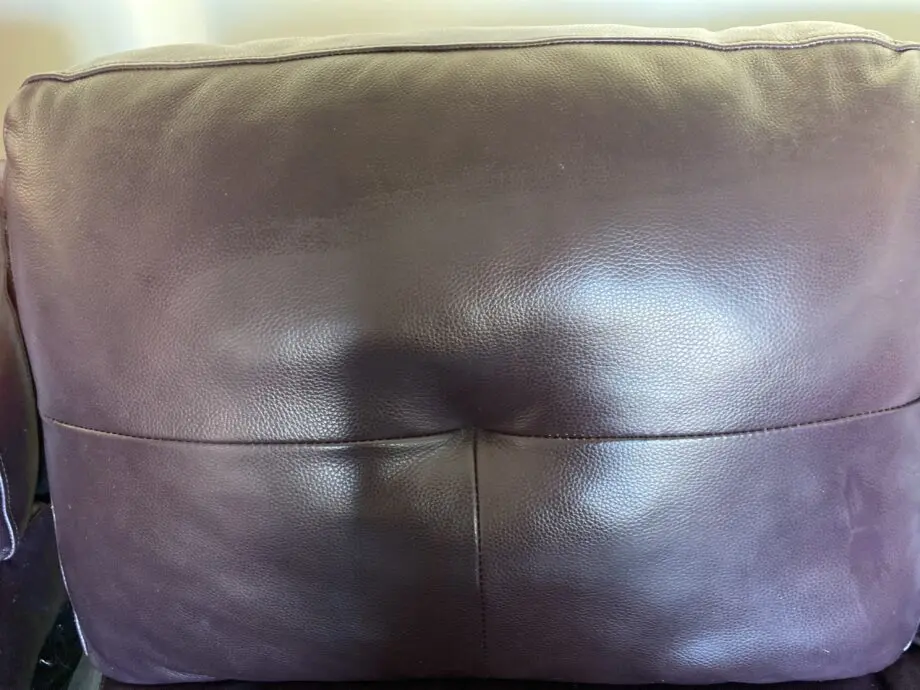 Sofology purple leather sofa