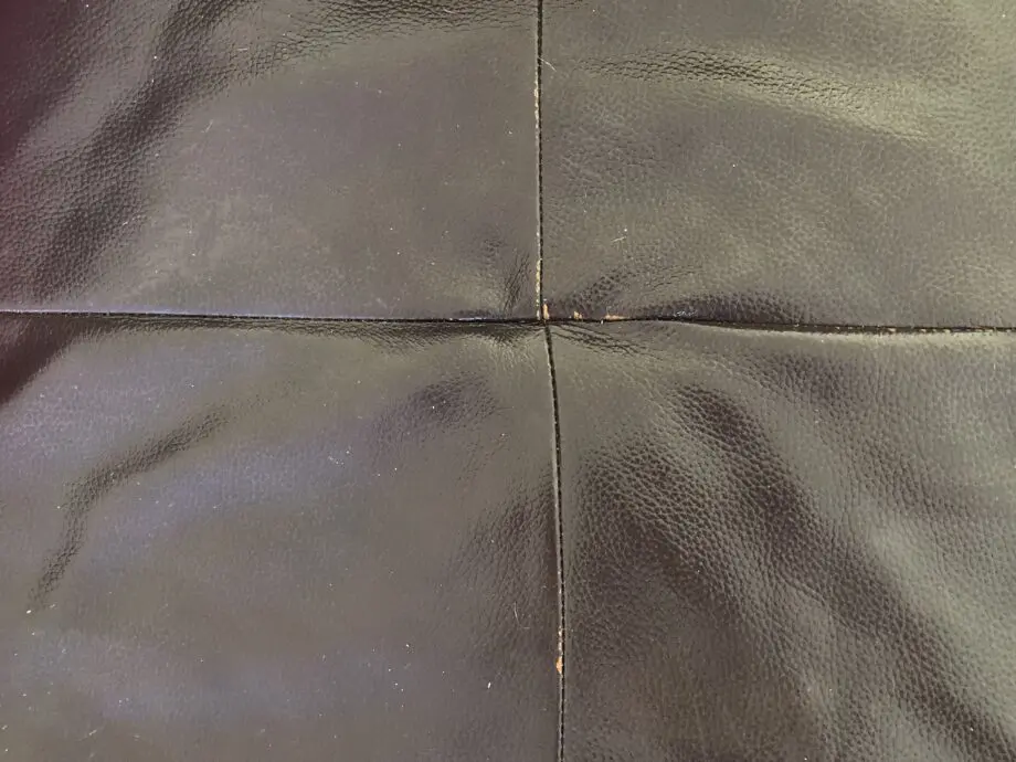 Sofology purple leather sofa
