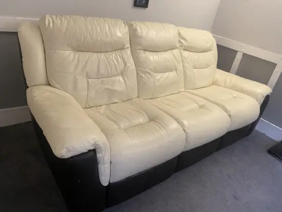 DFS three seater, recliner sofa