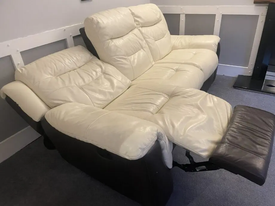 DFS three seater, recliner sofa