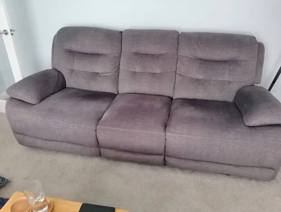 Oak furniture land electric reclining sofa and chair