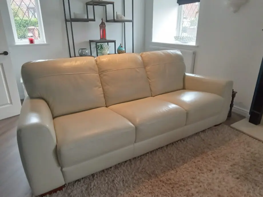 Italian leather 3 seater