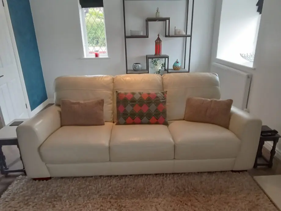 Italian leather 3 seater