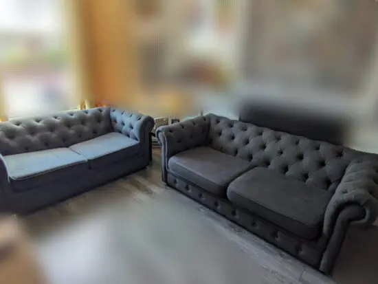 DFS Grey 3 seater sofa and 2 seater sofa bed