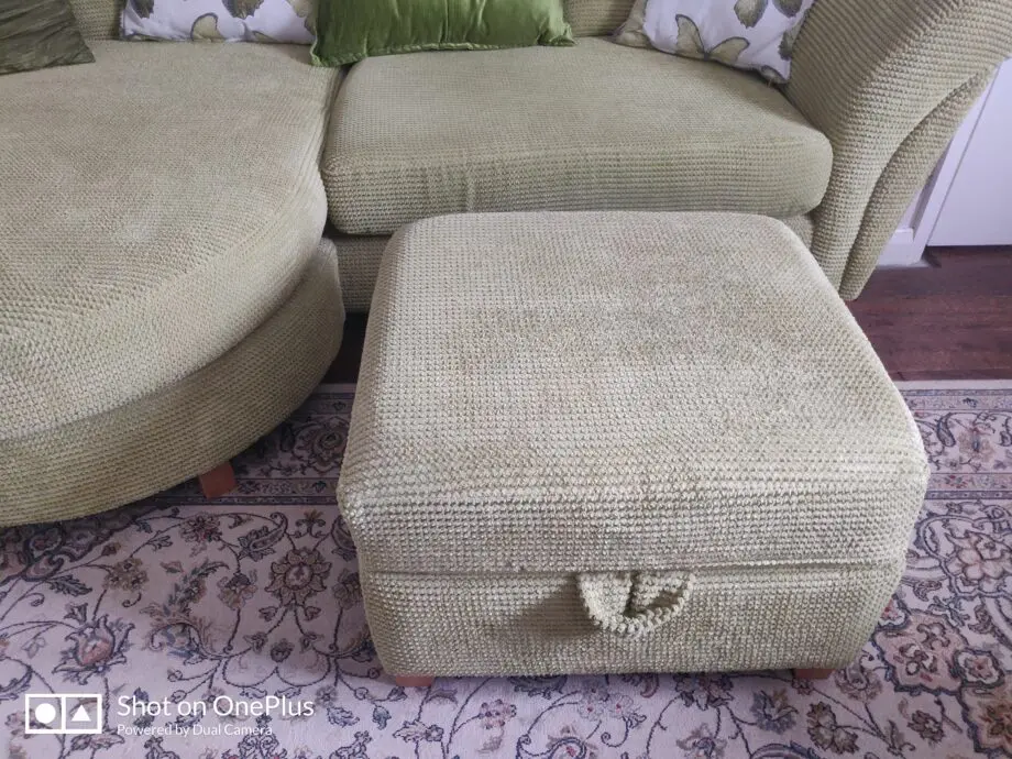 DFS green sofa set
