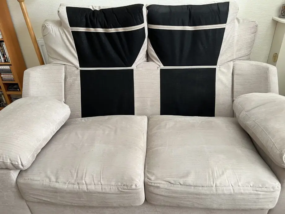 Beige Sofaworks 2 seater comfy sofa