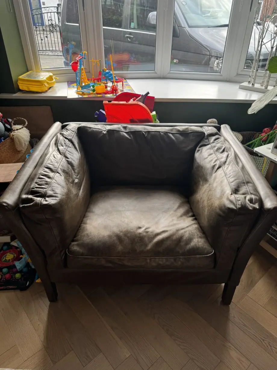 John Lewis Dark Brown Halo Groucho armchair