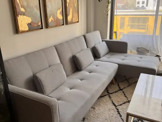 Grey Scandinavian Sofa Bed