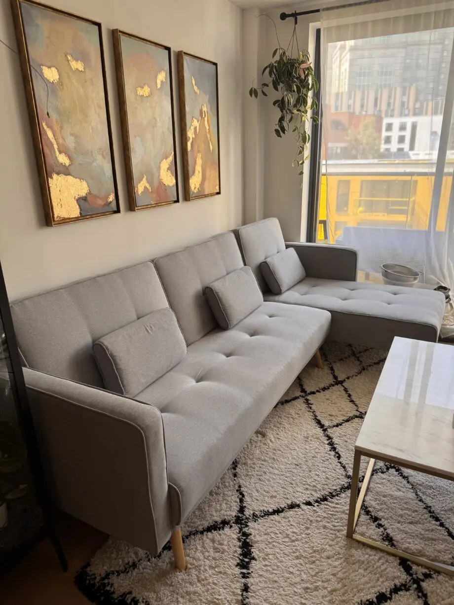 Grey Scandinavian Sofa Bed