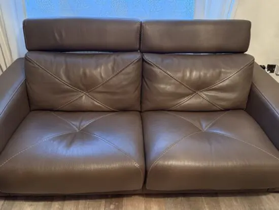Italian leather sofa