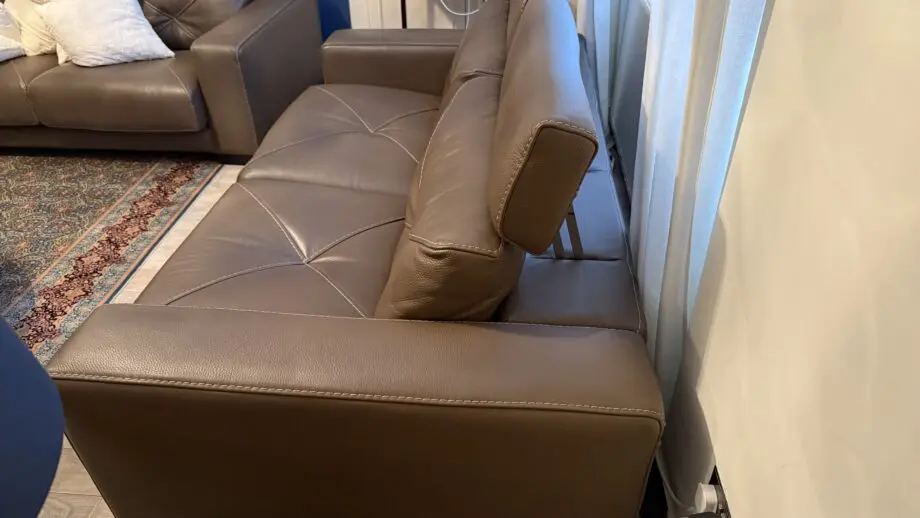Italian leather sofa