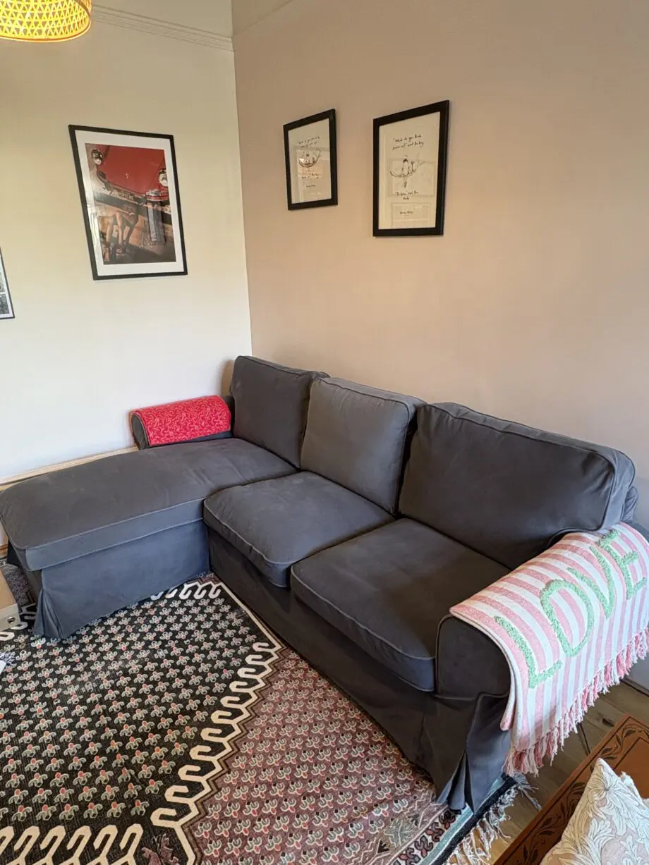 IKEA Ektorp Chaise Grey Sofa