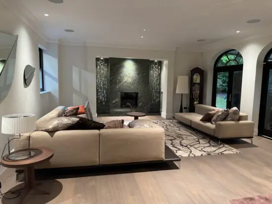 Papadatos Sofa Set. Large L shaped Sofa + 3 Seater. £19,000 RRP