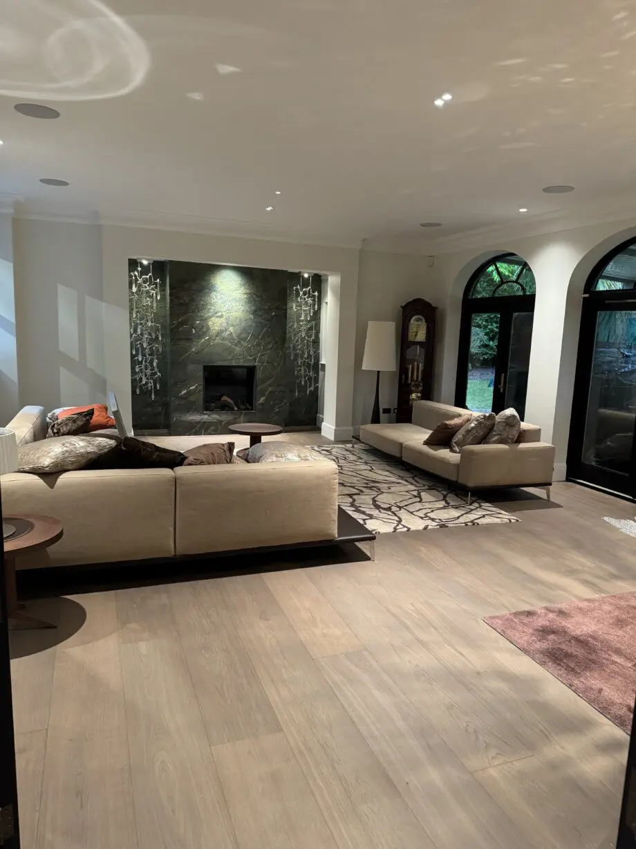 Papadatos Sofa Set. Large L shaped Sofa + 3 Seater. £19,000 RRP