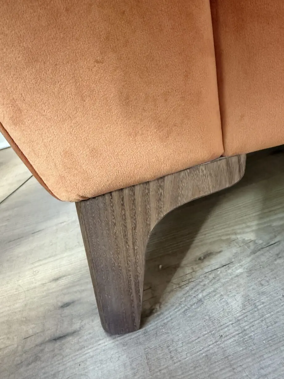 DFS Libby Burnt orange three seater sofa